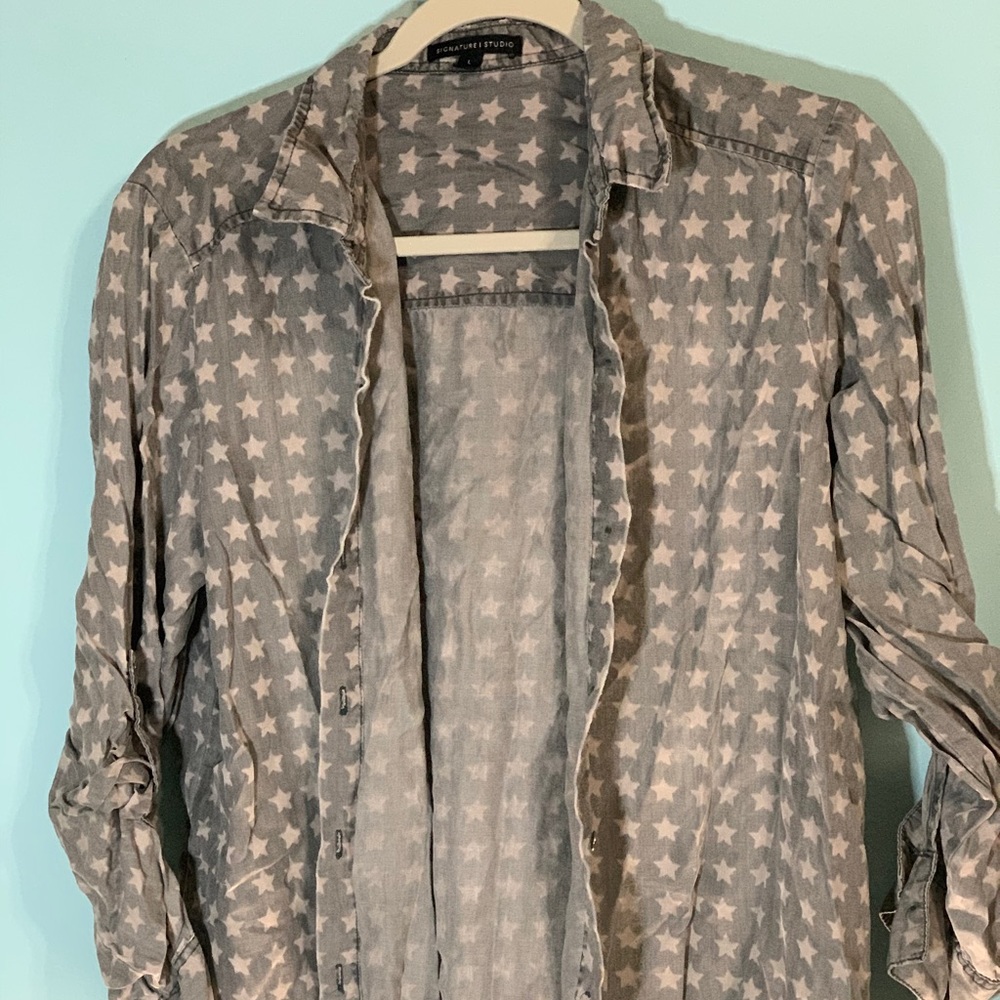 Ladies Button Up